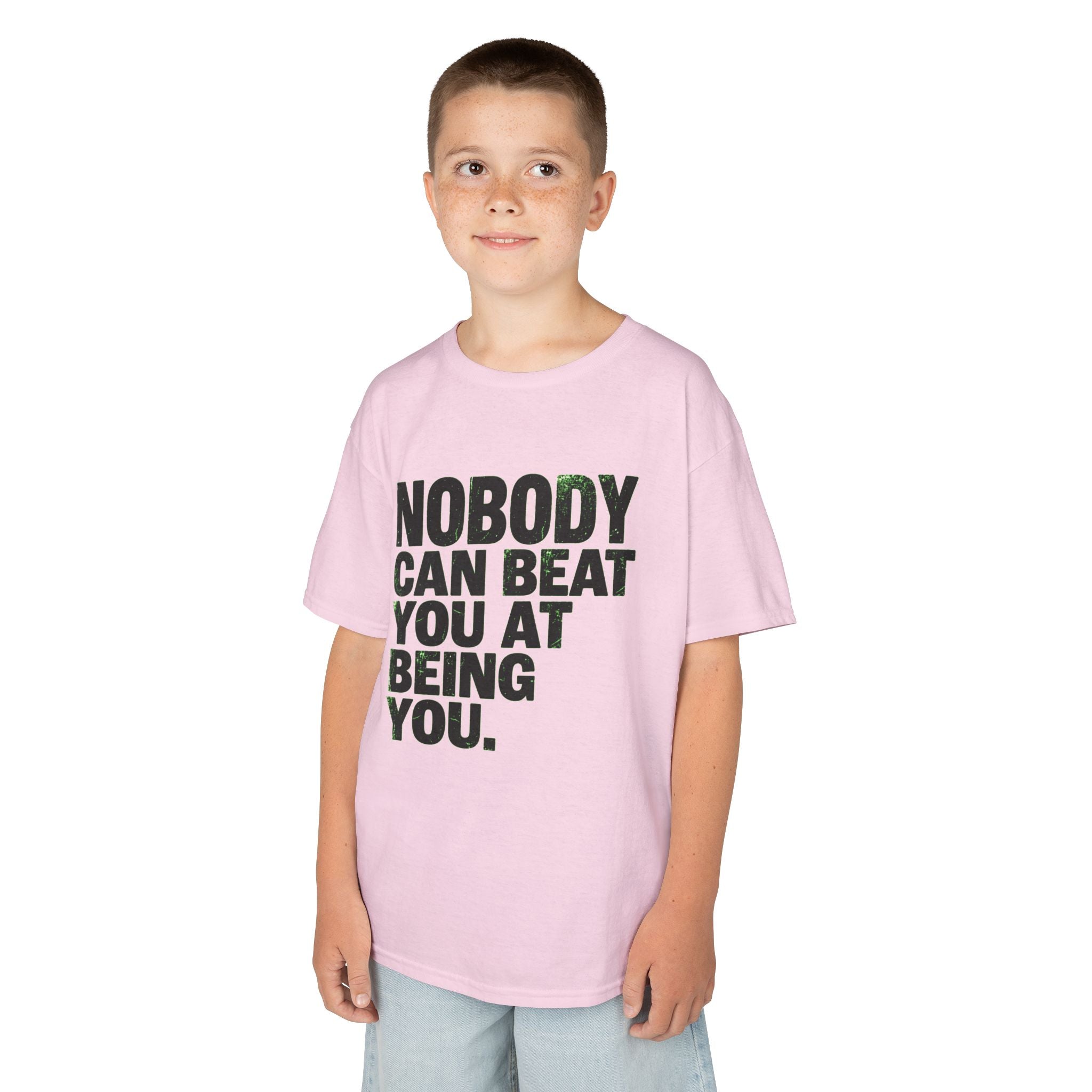 "Nobody Can Beat You At Being You" Kids Tee