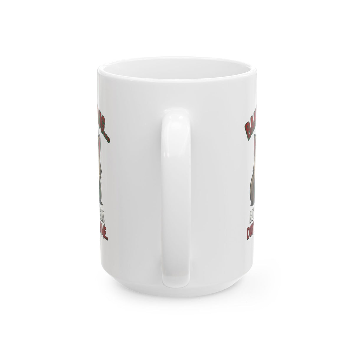 "Bah Humbug" White Ceramic Mug
