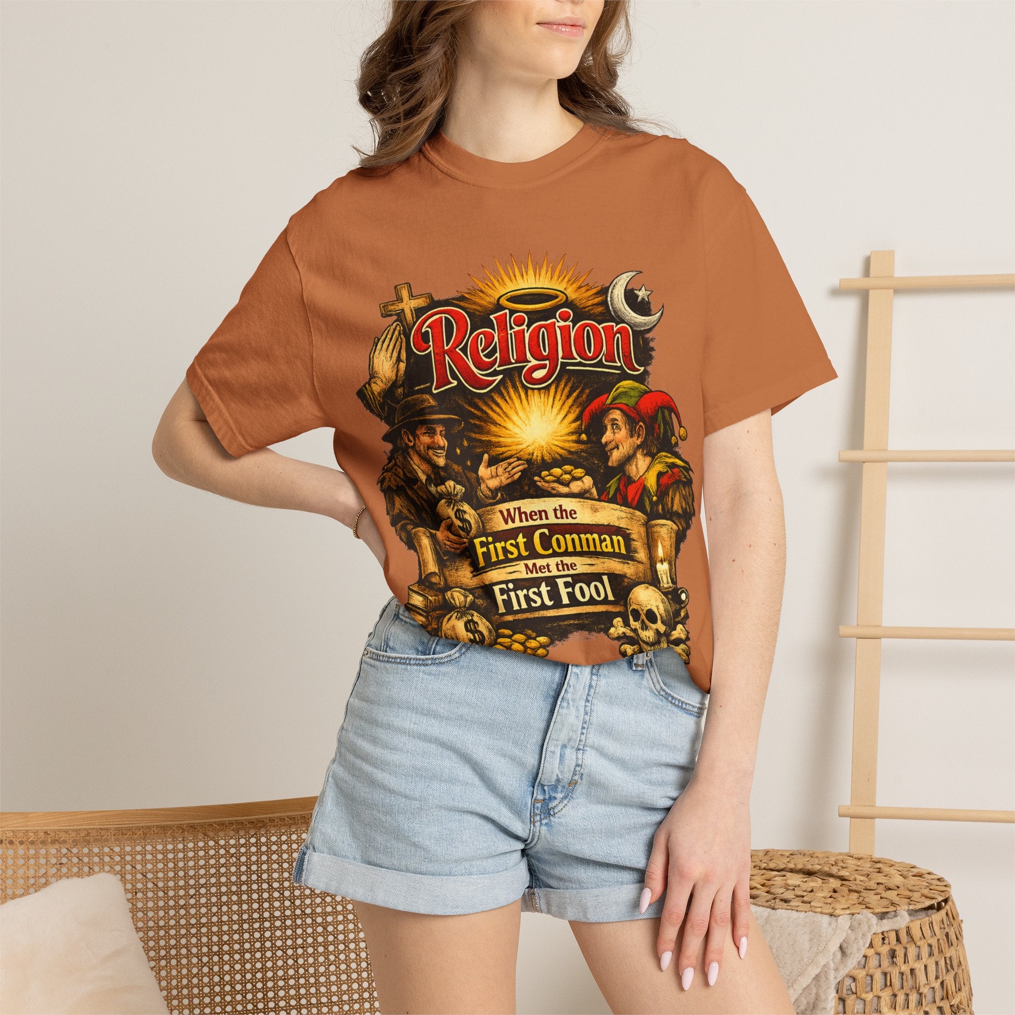 "The Original Transaction" Unisex Garment-Dyed T-shirt
