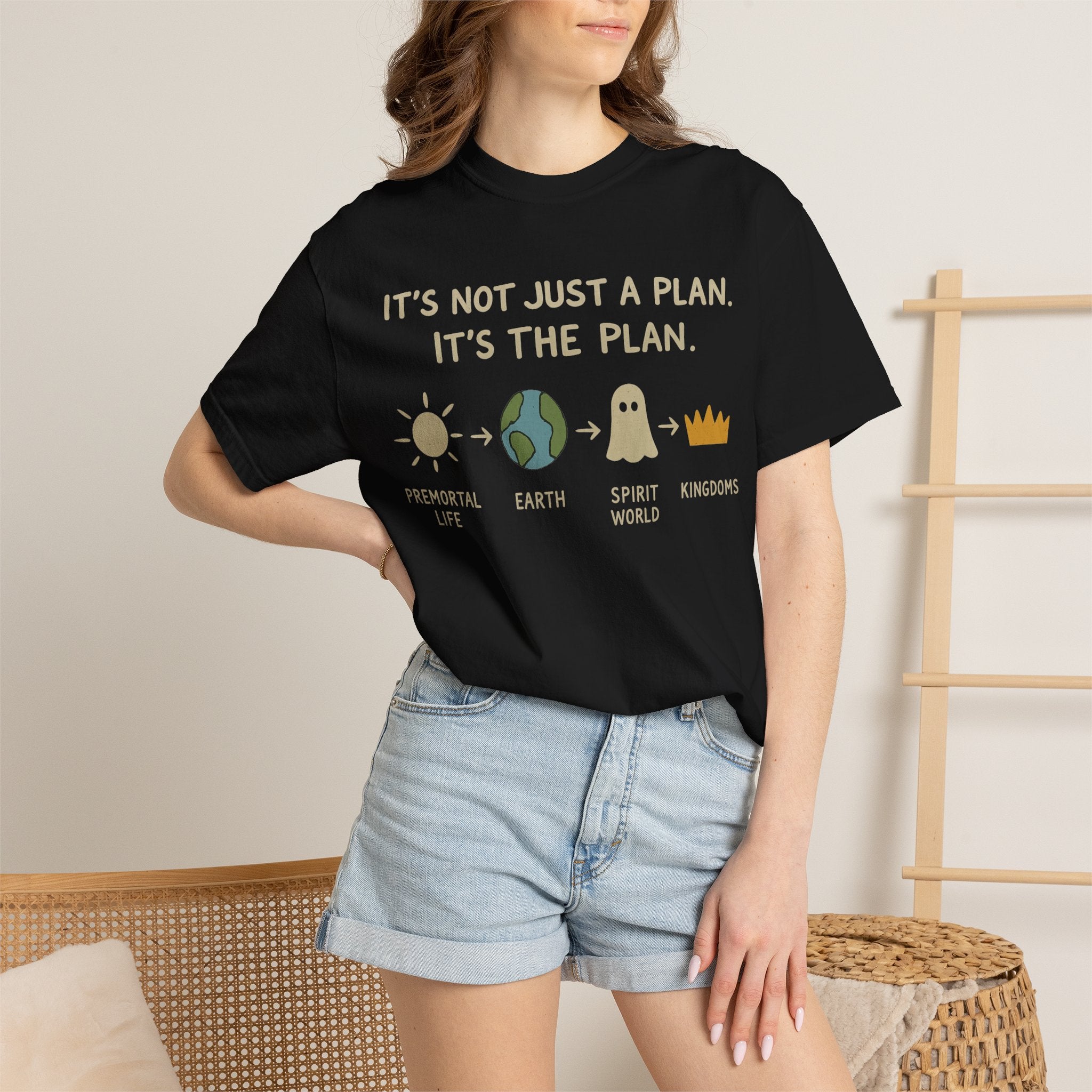 "It's The Plan" Unisex Garment-Dyed T-shirt