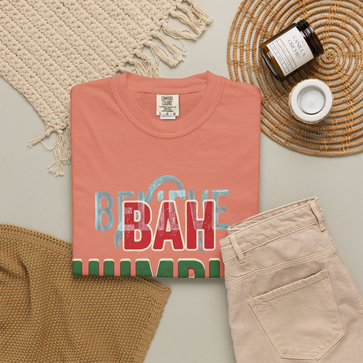 "Bah Humburg" Unisex Garment-Dyed Tee