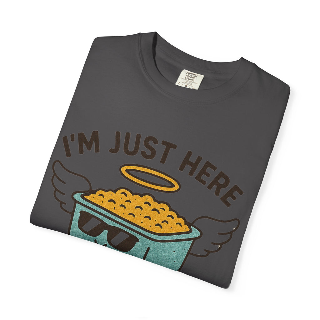 "I'm Just Here for the Funeral Potatoes"  Unisex Garment-Dyed T-shirt