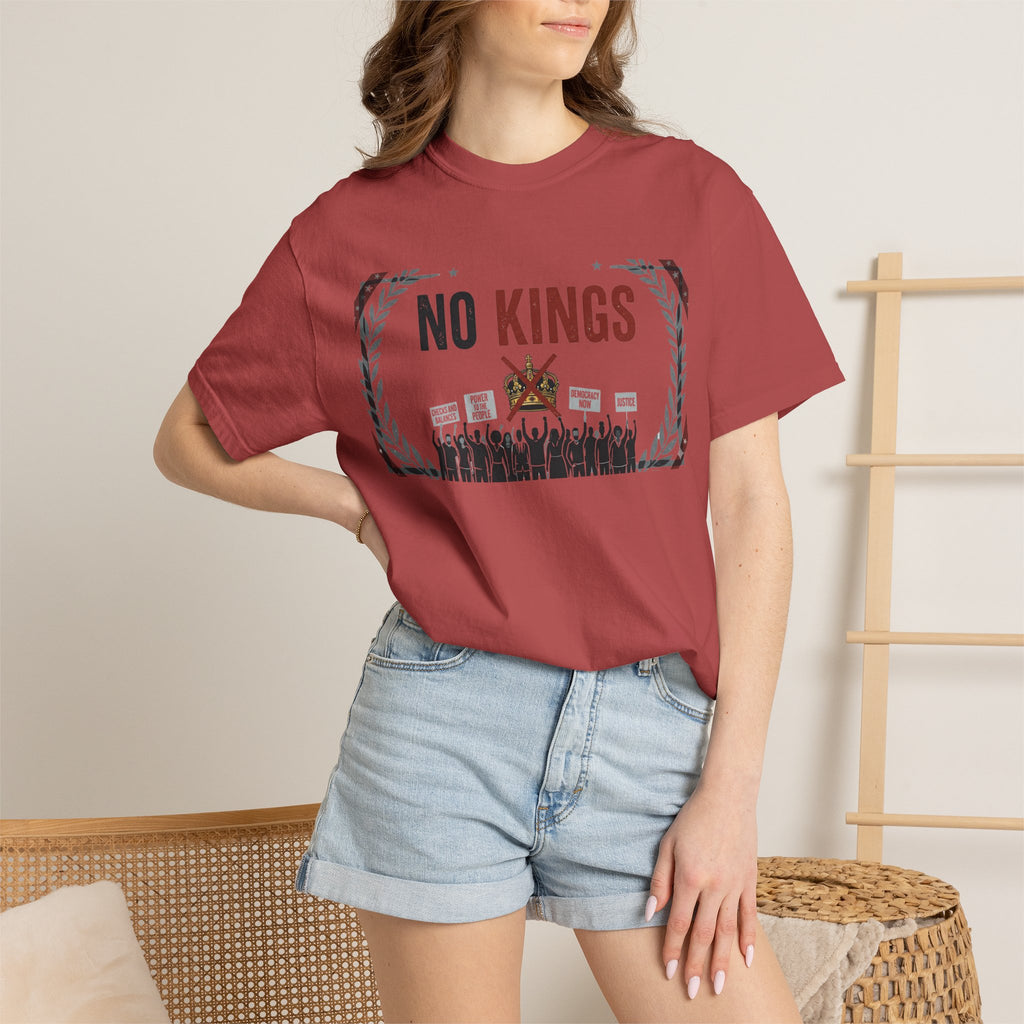 No Kings, No Masters | Garment-Dyed Tee — AttitudeShirts
