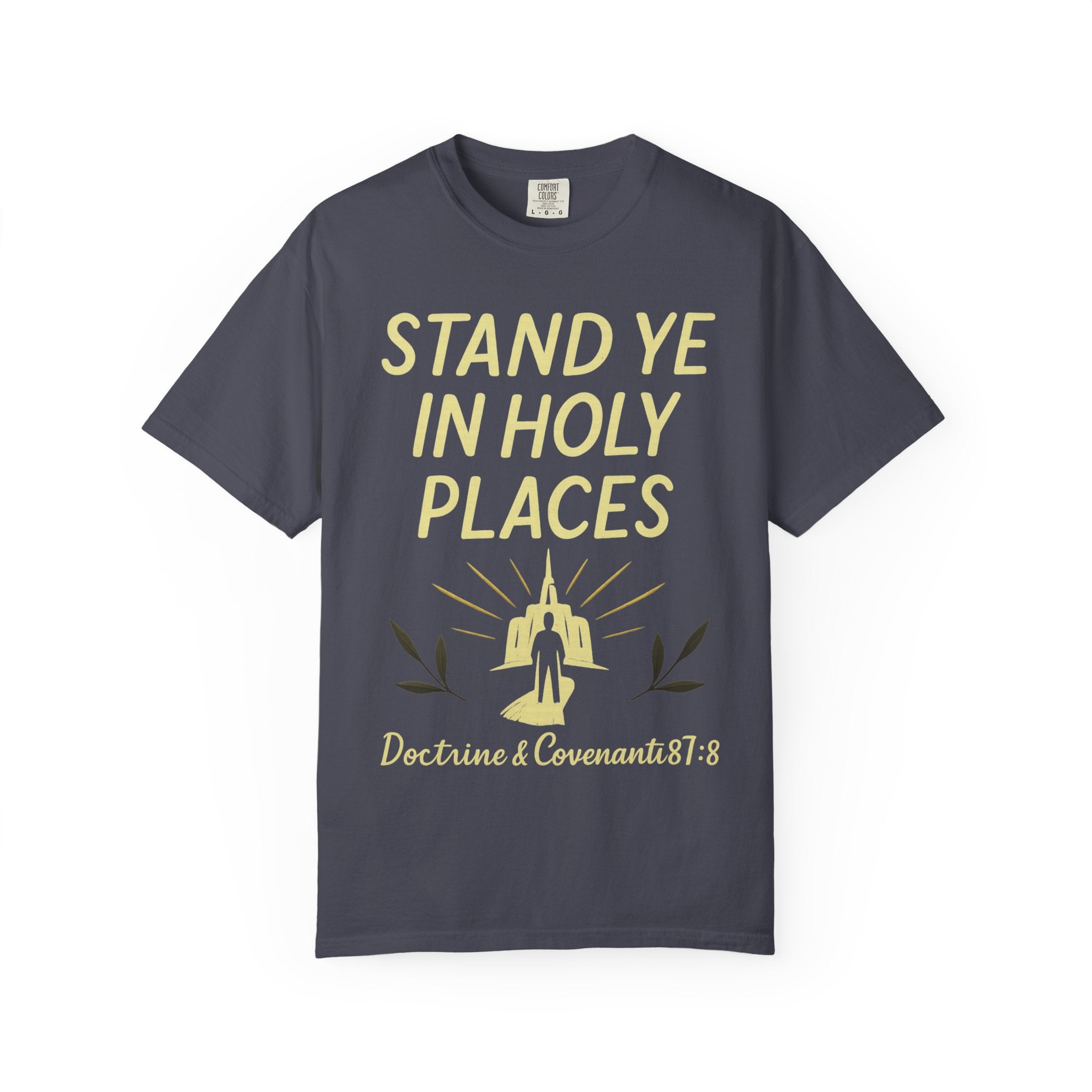 "Stand in Holy Places" Unisex Garment-Dyed T-shirt