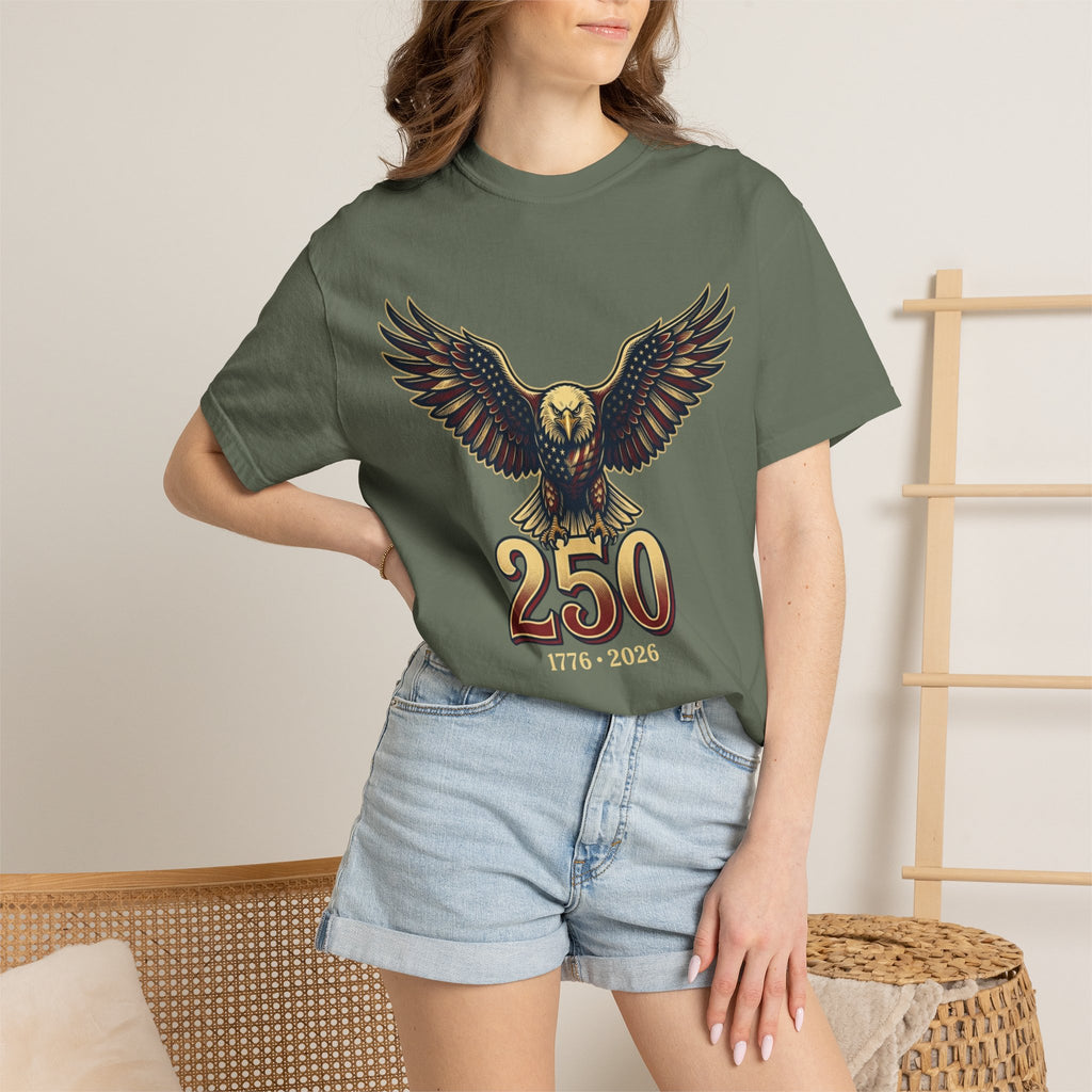 "USA Eagle 250 Years" Unisex Garment-Dyed Tee