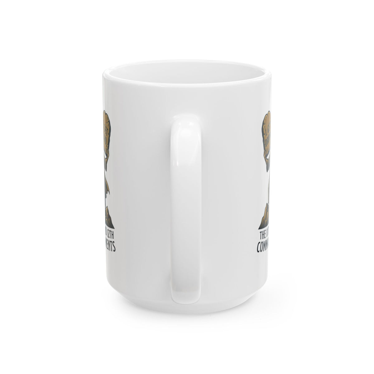 "11th and 12th Commandment" White Ceramic Mug