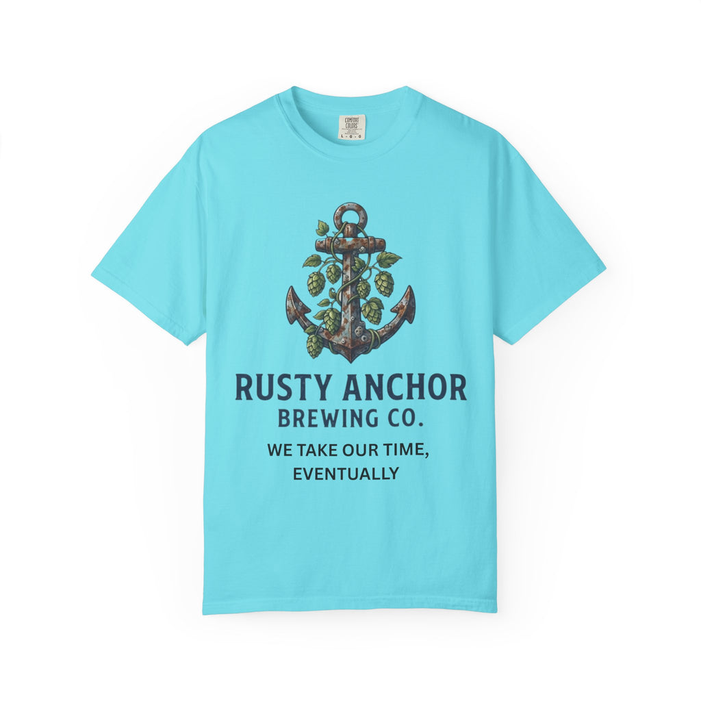 "Rusty Anchor Brewing" Unisex Garment-Dyed Tee