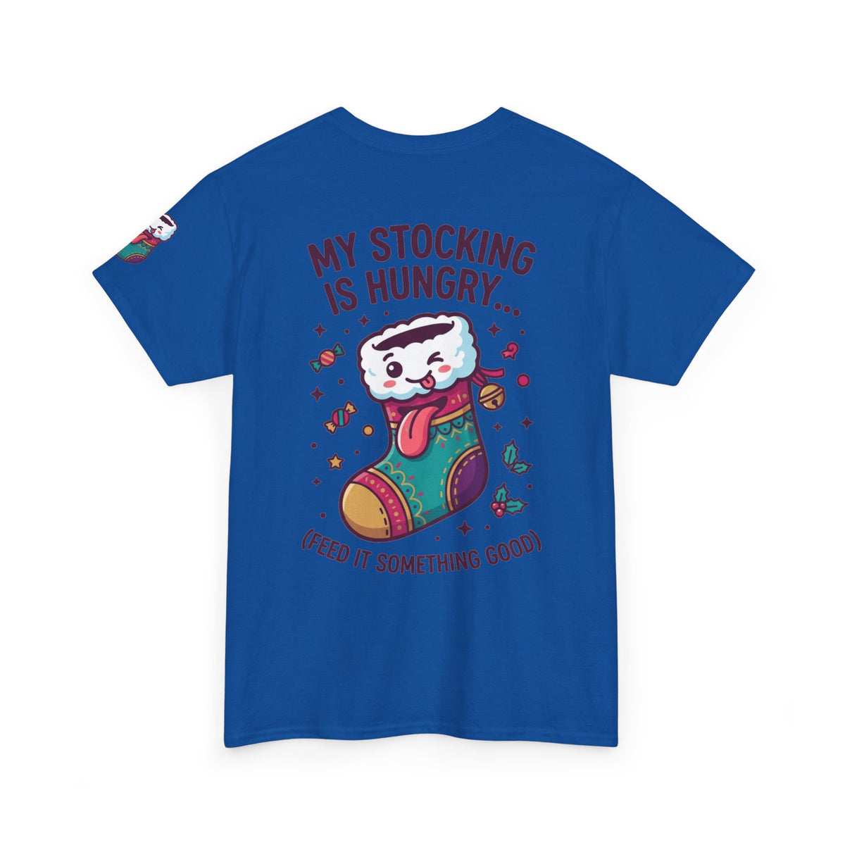 "My Stocking Is Hungry" Premium Graphic Tee