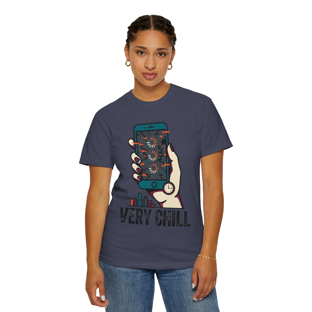 "Very Chill" Unisex Garment-Dyed Tee