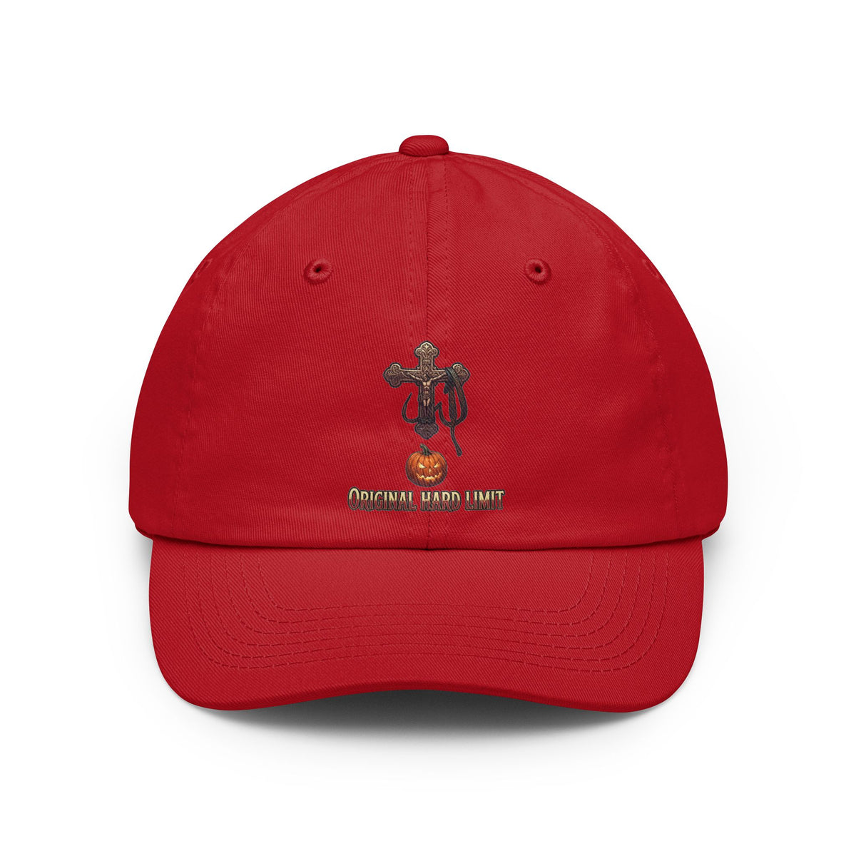 Color: Red | Original Hard Limit Dad Hat