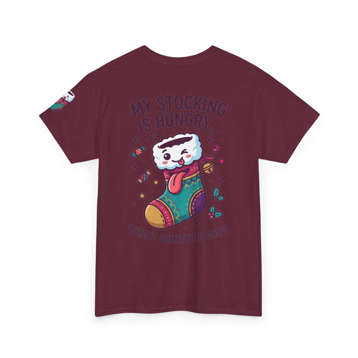 "My Stocking Is Hungry" Premium Graphic Tee