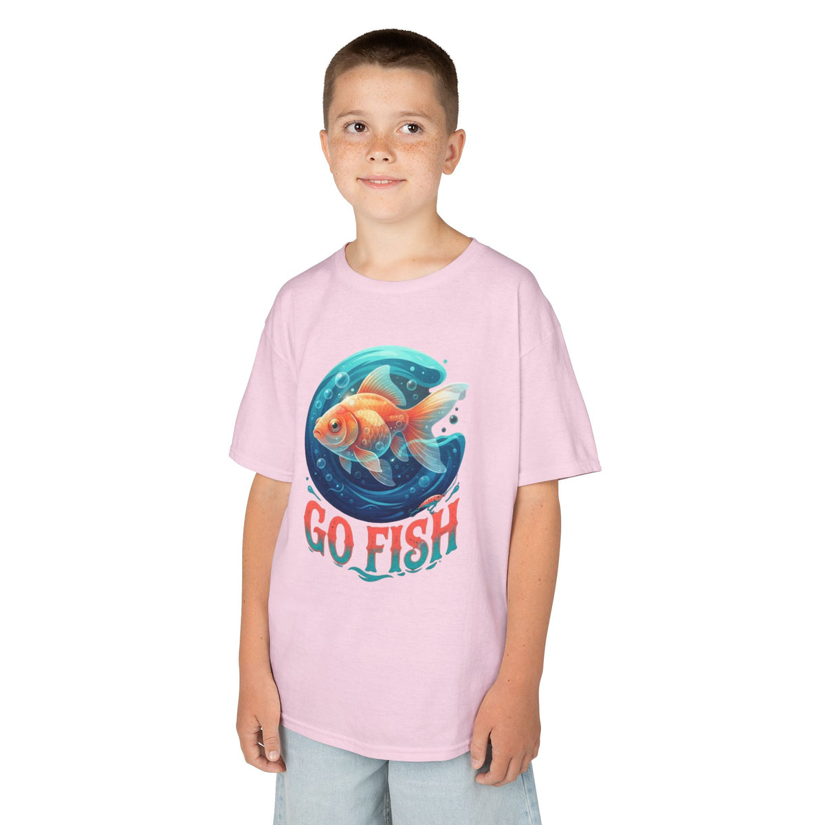 Color: Light Pink | Go Fish Kids Tee