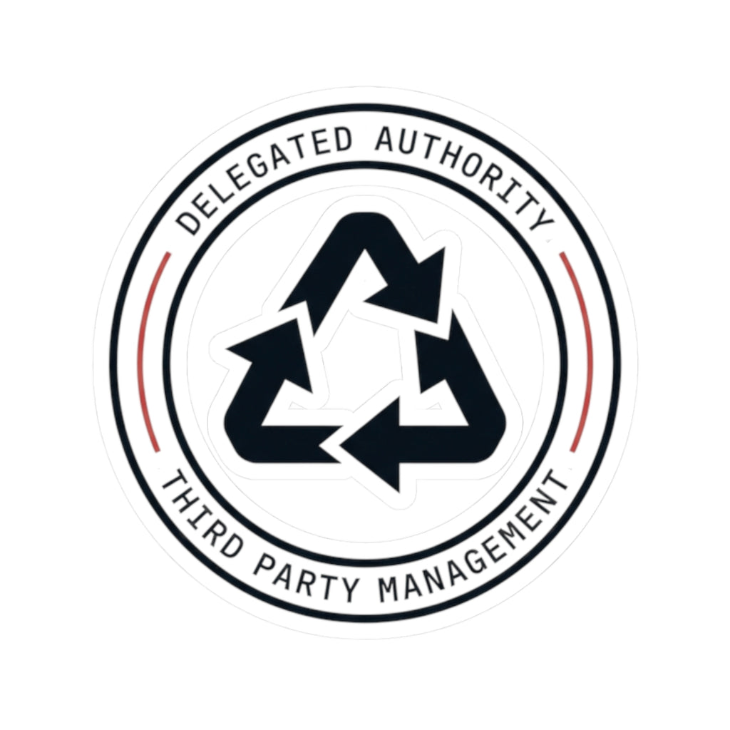 "Managed Entirely By Third Parties" Sticker