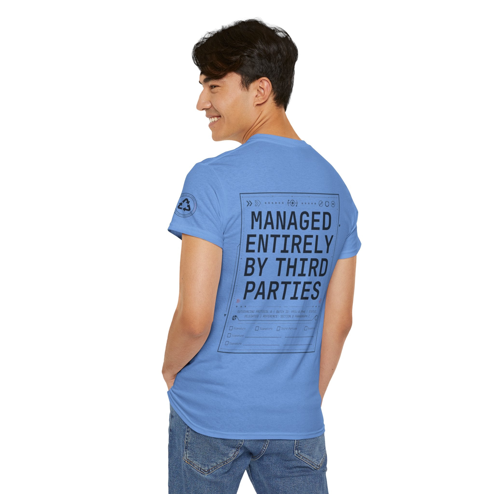 "Managed Entirely By Third Parties" Premium Graphic Tee