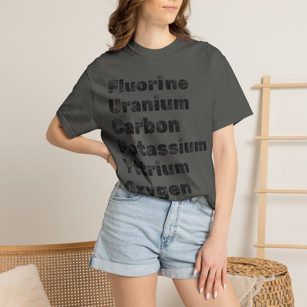 "Periodic Salt" Unisex Garment-Dyed T-shirt