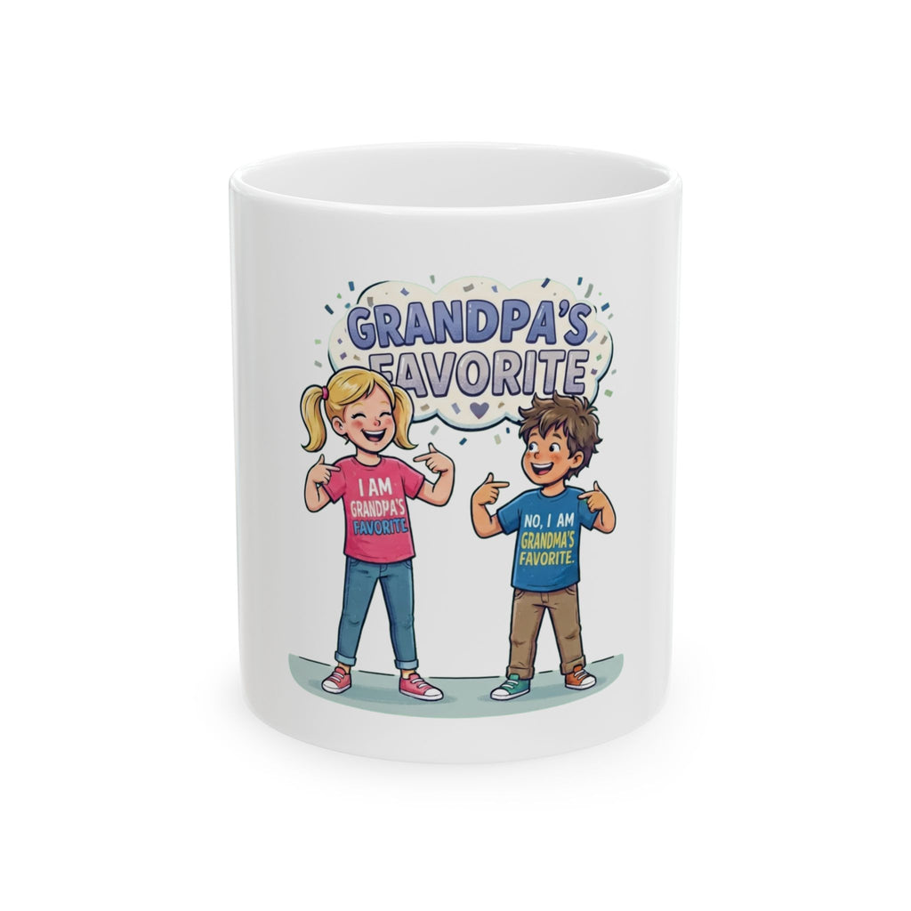 "Grandpa's Favorite" White Ceramic Mug