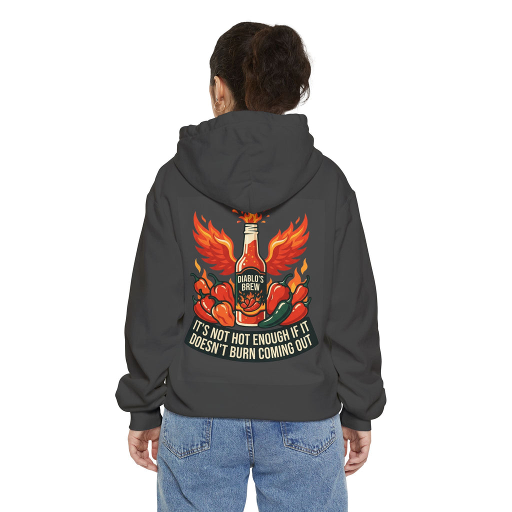 "Burns Coming Out" Garment-Dyed Hoodie