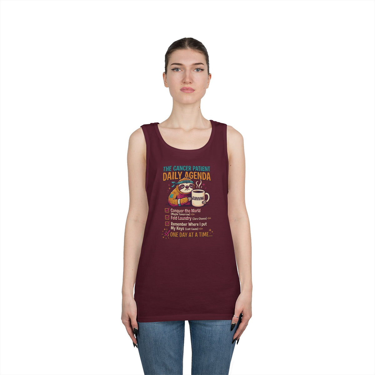 "Cancer One Day At A Time" Tank Top