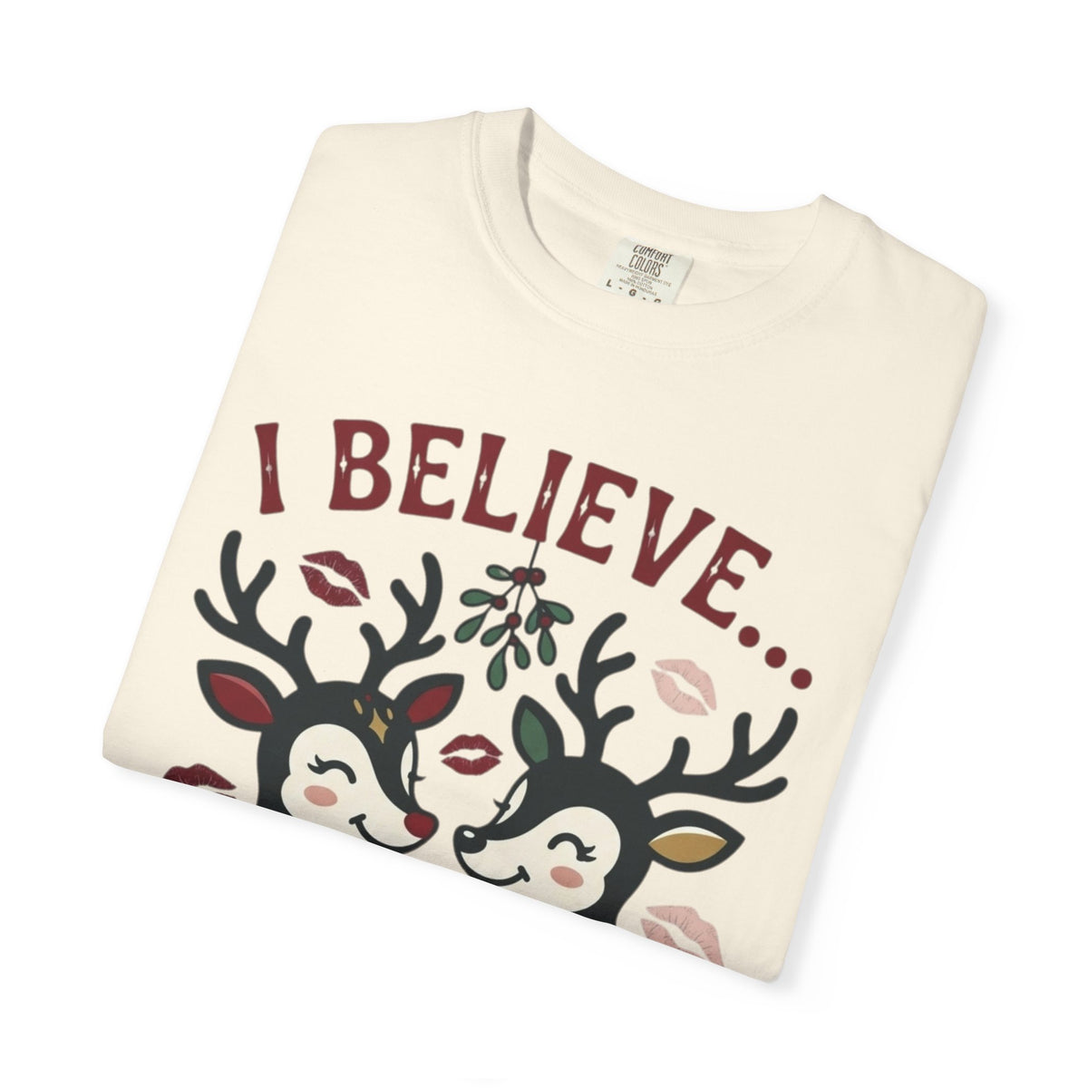 "Bad Decisions Under the Mistletoe" Unisex Garment-Dyed Tee