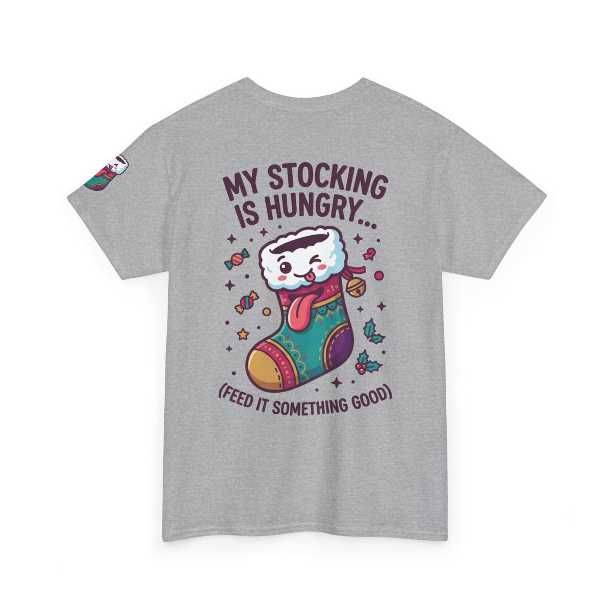 "My Stocking Is Hungry" Premium Graphic Tee