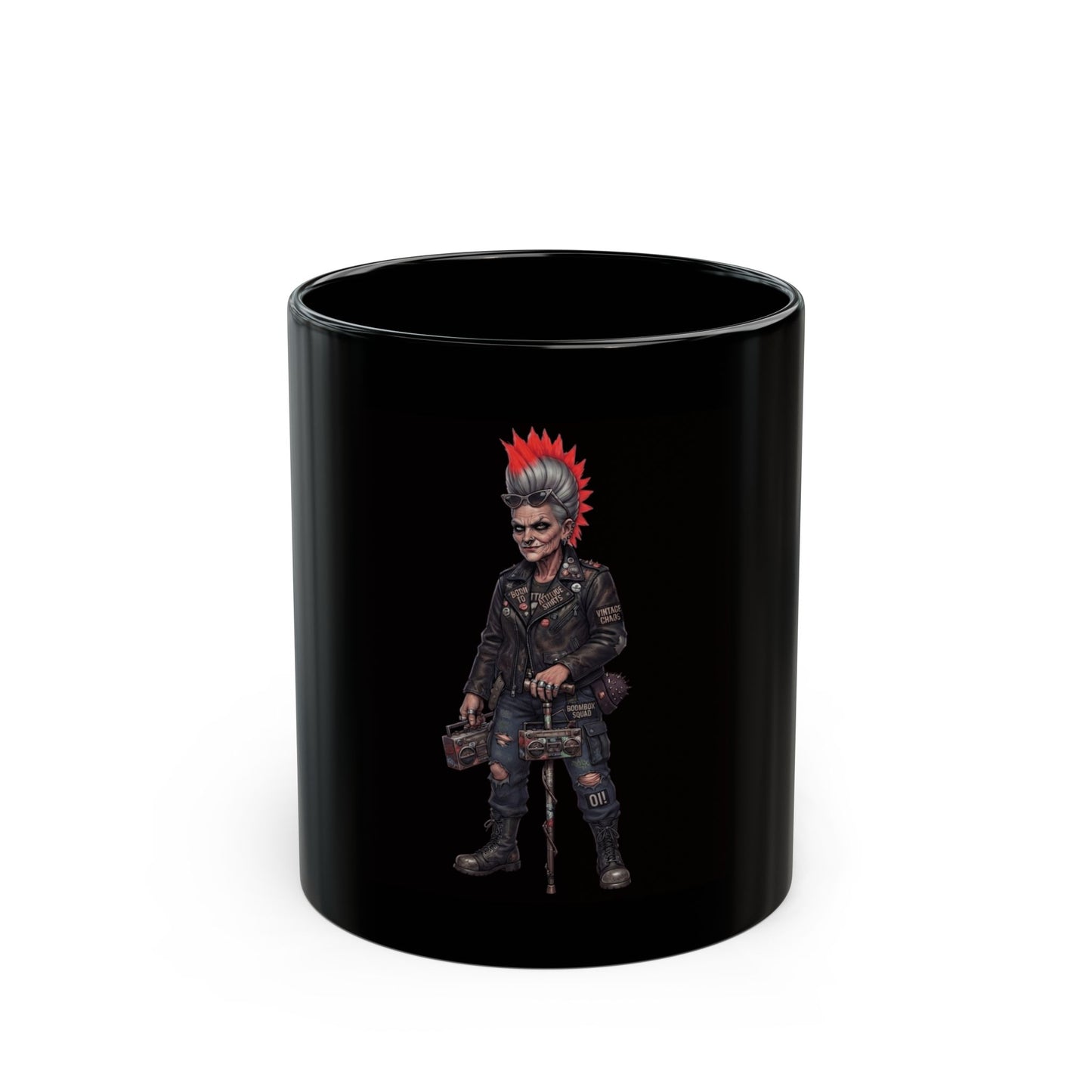 "Roxie" Black Ceramic Mug