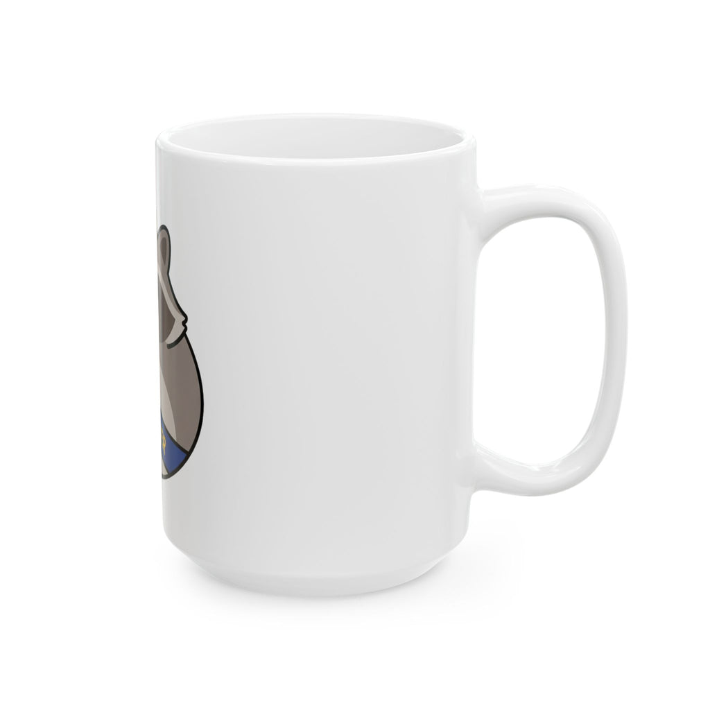 "Jimothy" White Ceramic Mug — Graphic
