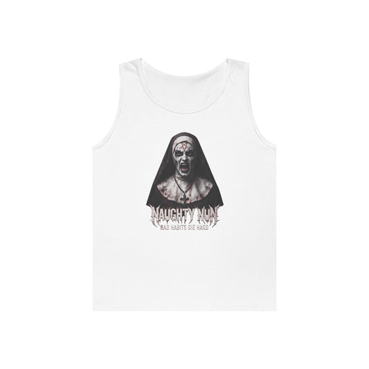 Color: White | Naughty Nun Tank Top