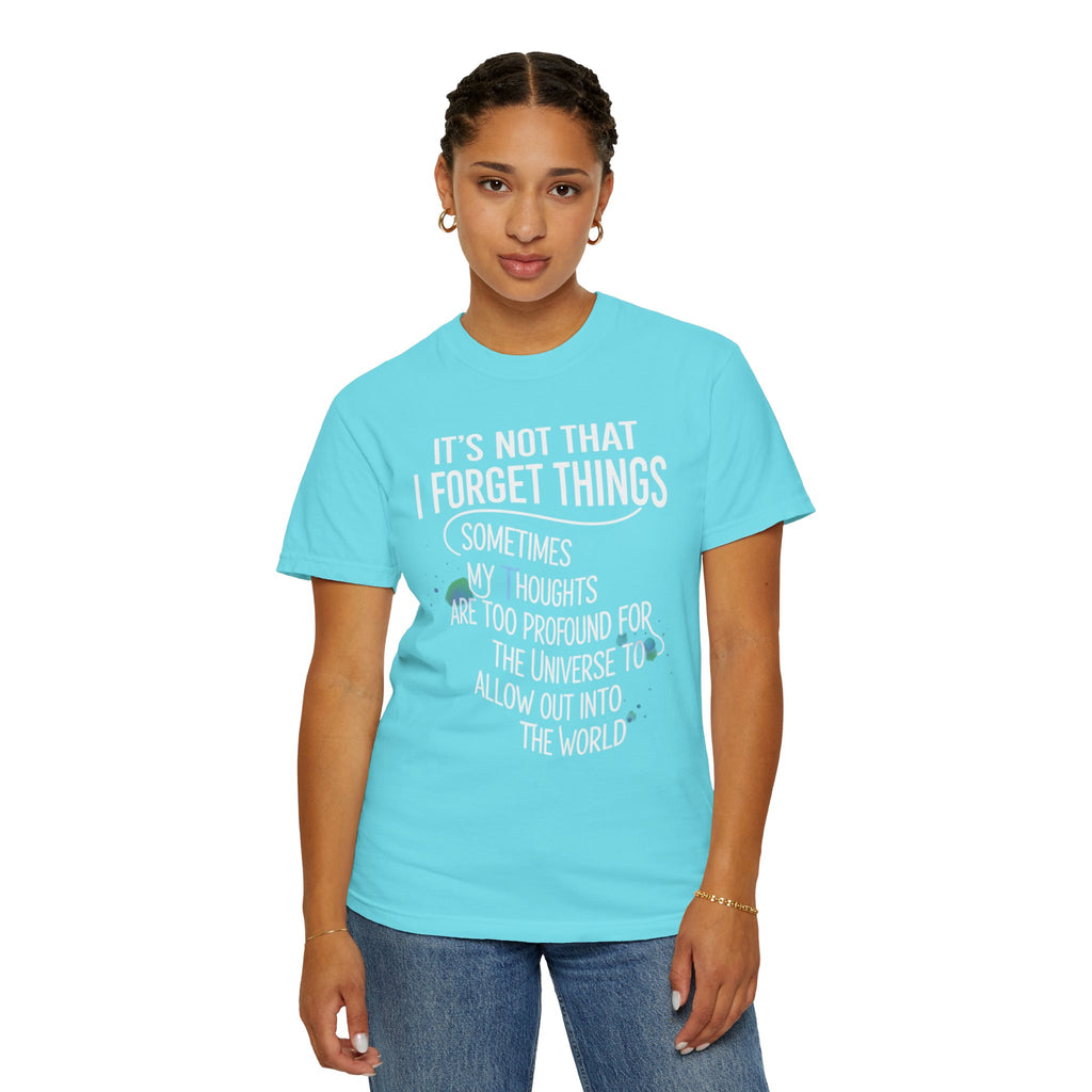 "Profound Thoughts 4" Unisex Garment-Dyed T-shirt