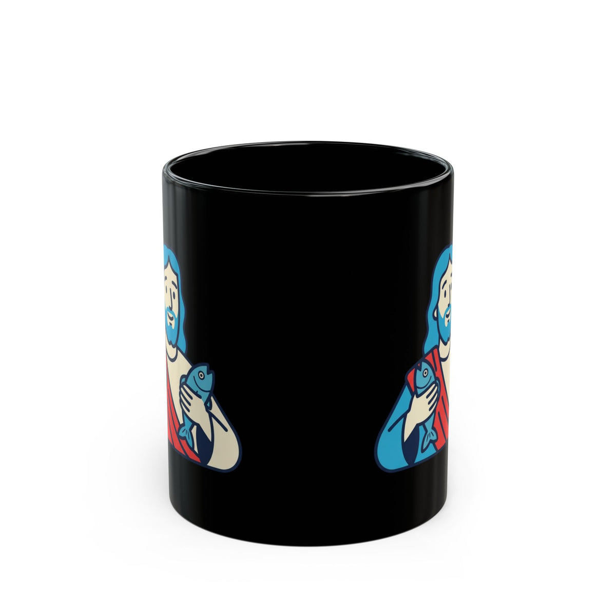 "Good Book Series Not Dead Awkward In Bed" Black Ceramic Mug — Graphic