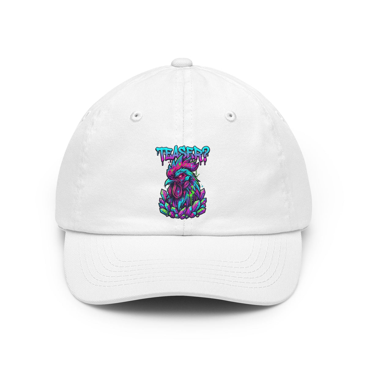 Color: White | Cock Teaser Dad Hat