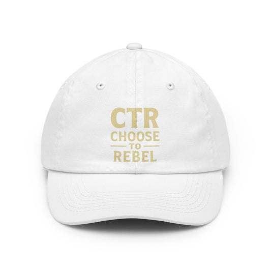 Color: White | Choose to Rebel Dad Hat