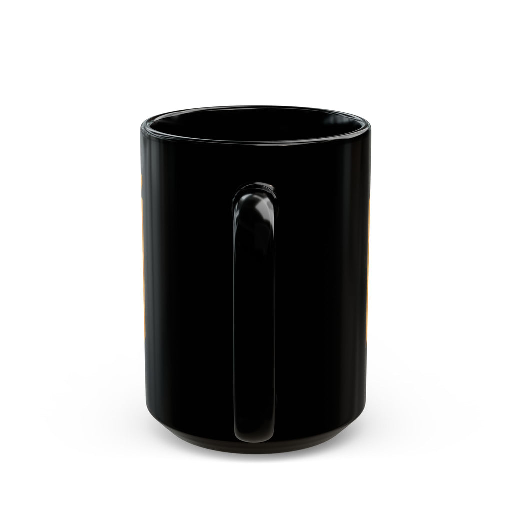 "Caution Oversized Load" Black Ceramic Mug