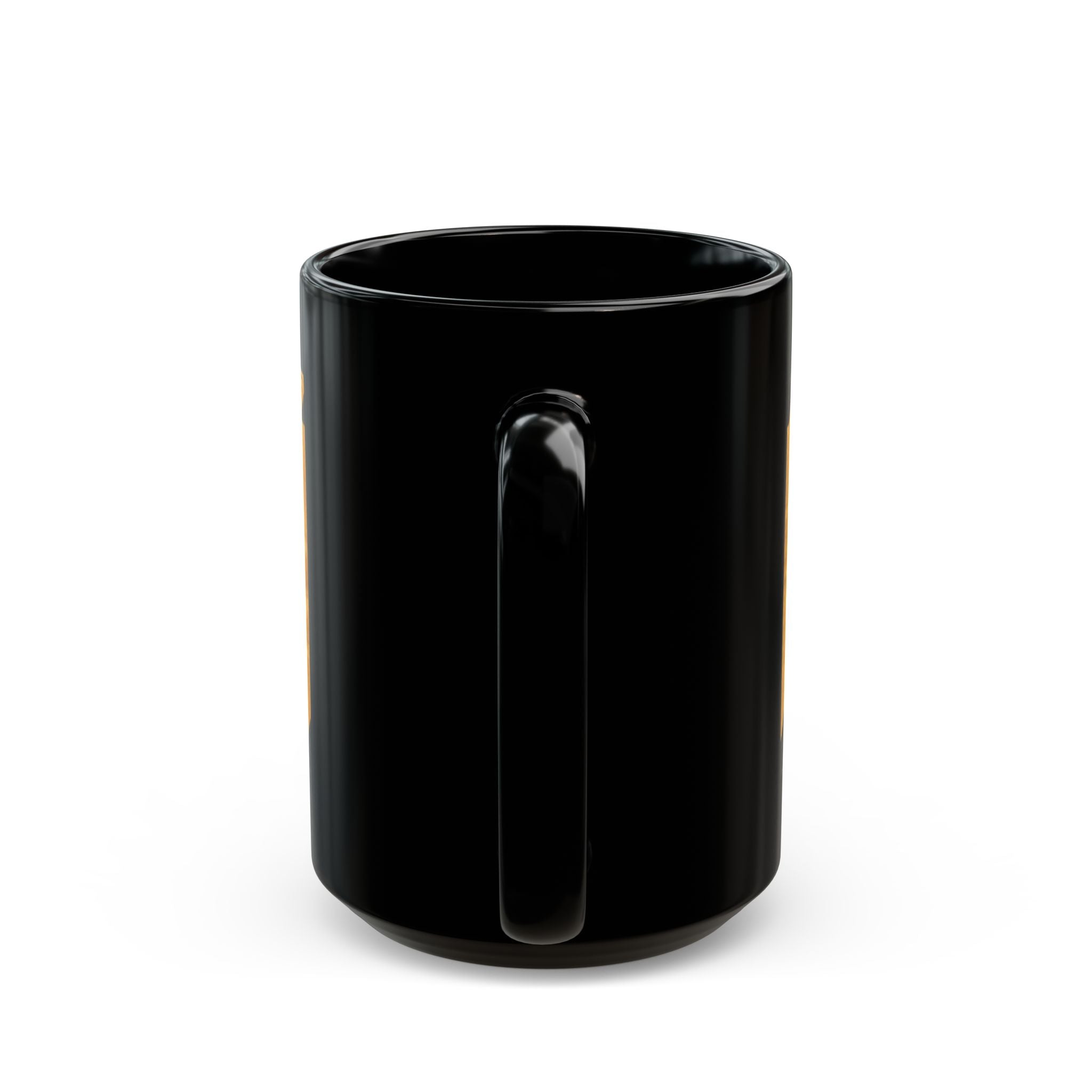 "Caution Oversized Load" Black Ceramic Mug
