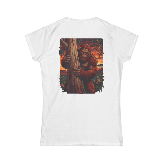Color: White | Yowie (Australian Folklore) Women's Tee