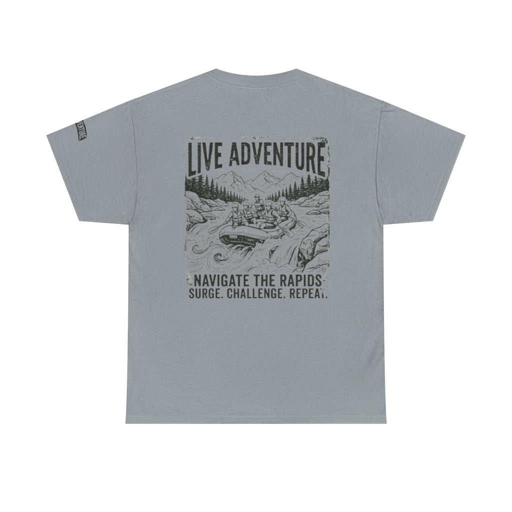 "Live Adventure - Rafting" Premium Graphic Tee