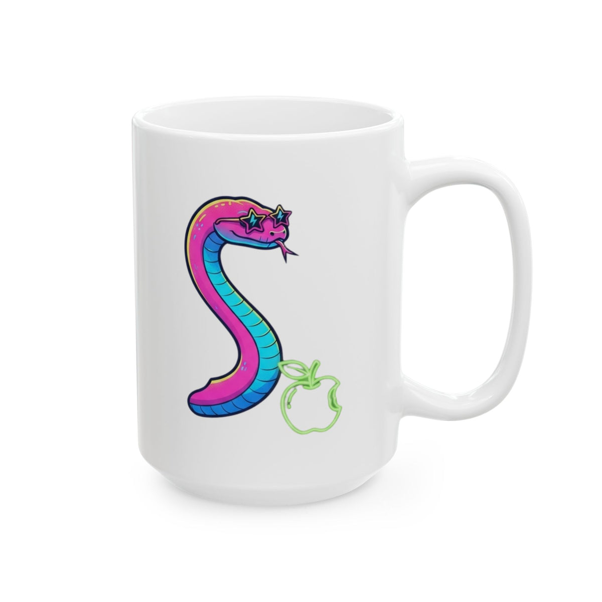 "Good Book Series Naked & Unashamed" White Ceramic Mug — Graphic