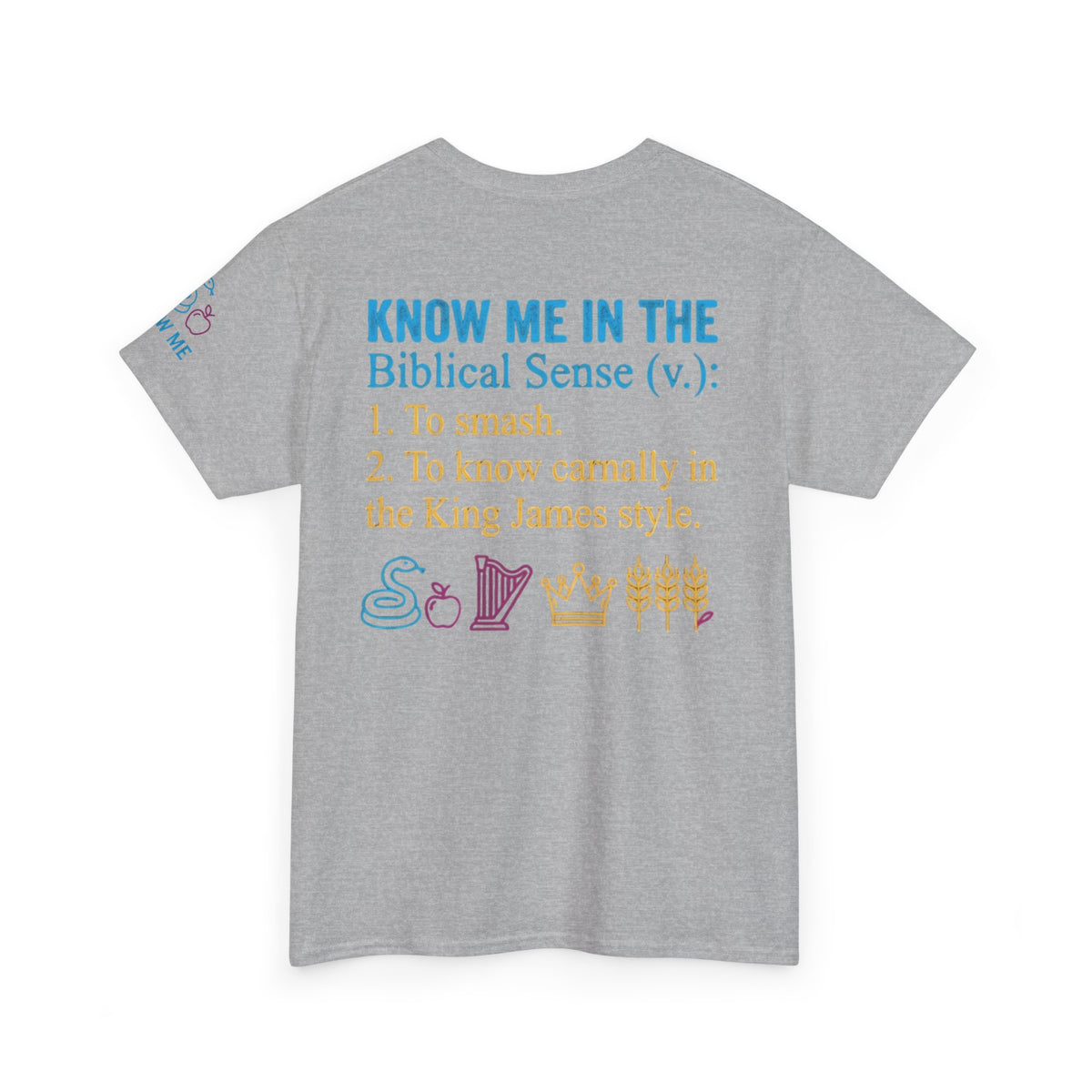 "Good Book Series Know Me In The Biblical Sense" Premium Graphic Tee