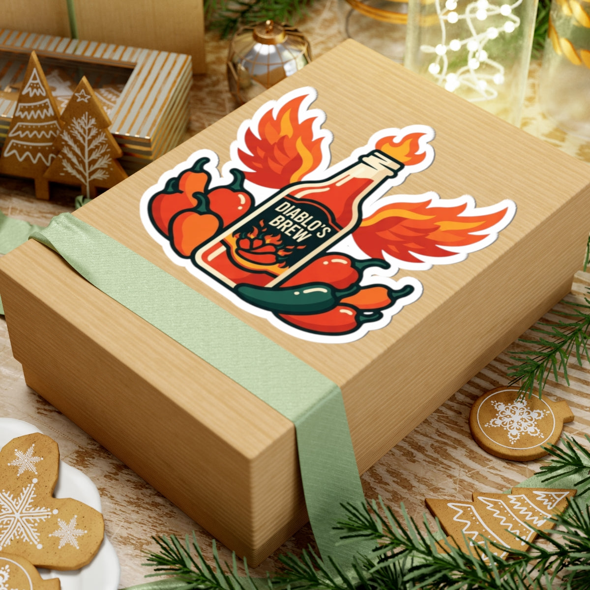 "Burns Coming Out" Sticker