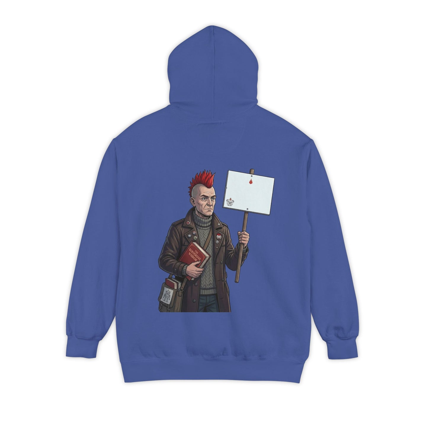 "Quiet" Garment-Dyed Hoodie