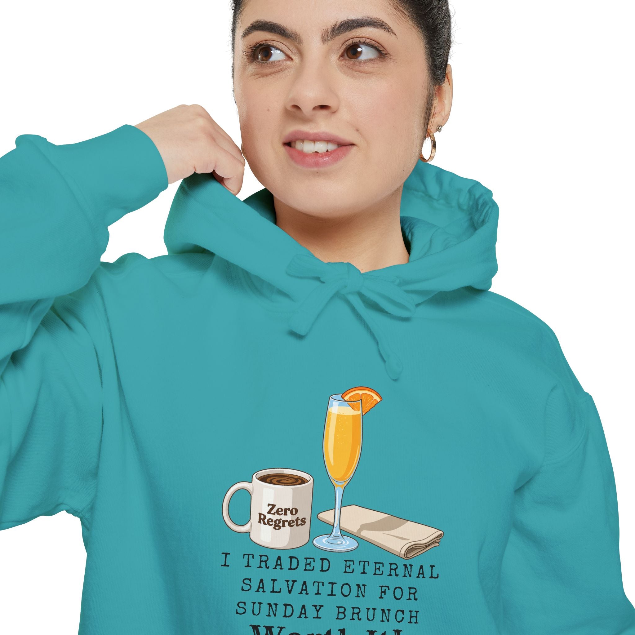 Brunch So Hard | Garment-Dyed Hoodie — AttitudeShirts
