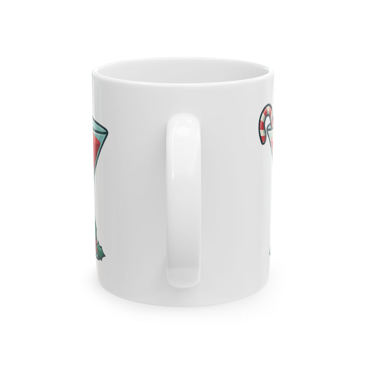 "Christmas Cheer" White Ceramic Mug — Graphic