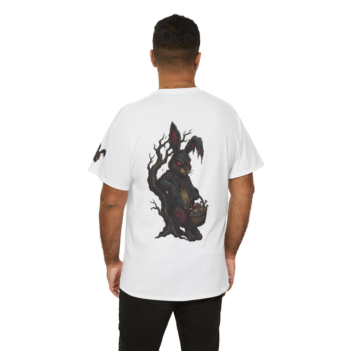 Color: White | Zombie Bunny Premium Graphic Tee