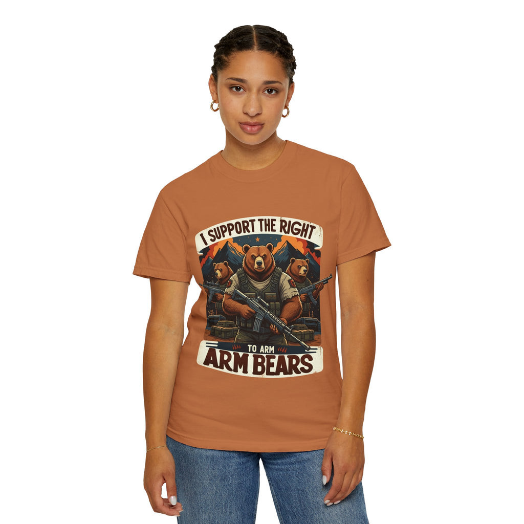 "The Right to Arm Bears (Mountain Division)" Unisex Garment-Dyed T-shirt