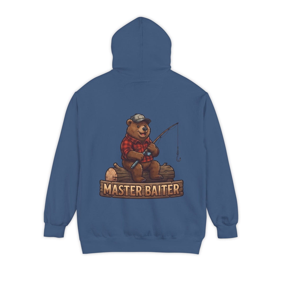 Color: True Navy | Bear Master Baiter Garment-Dyed Hoodie