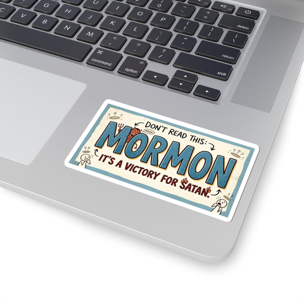 "Mormon is a Victory for Satan" Sticker — Main