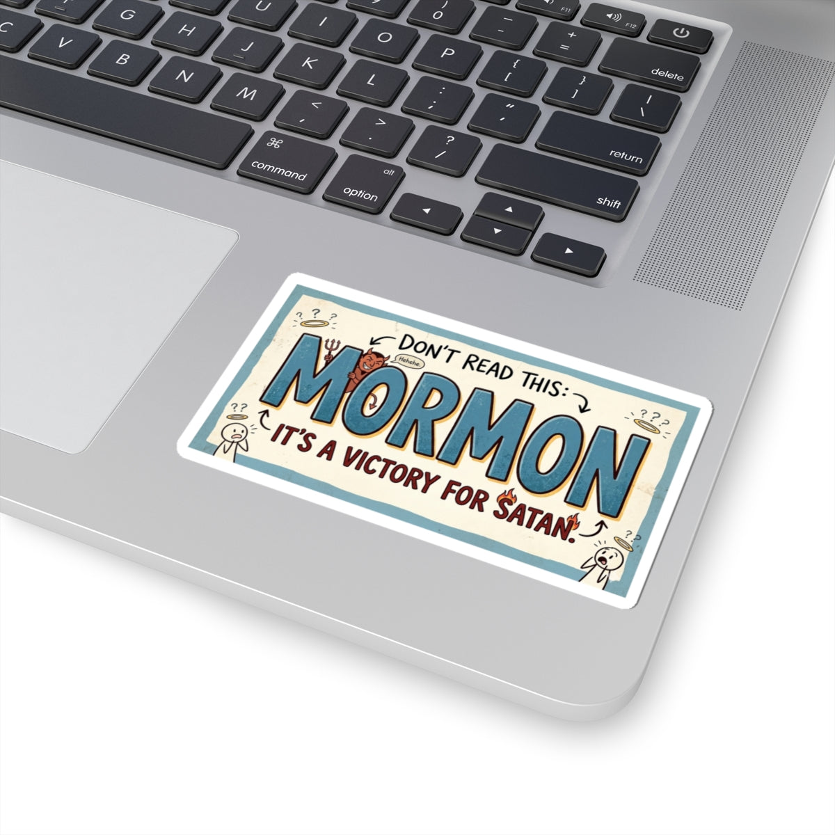 "Mormon is a Victory for Satan" Sticker — Main