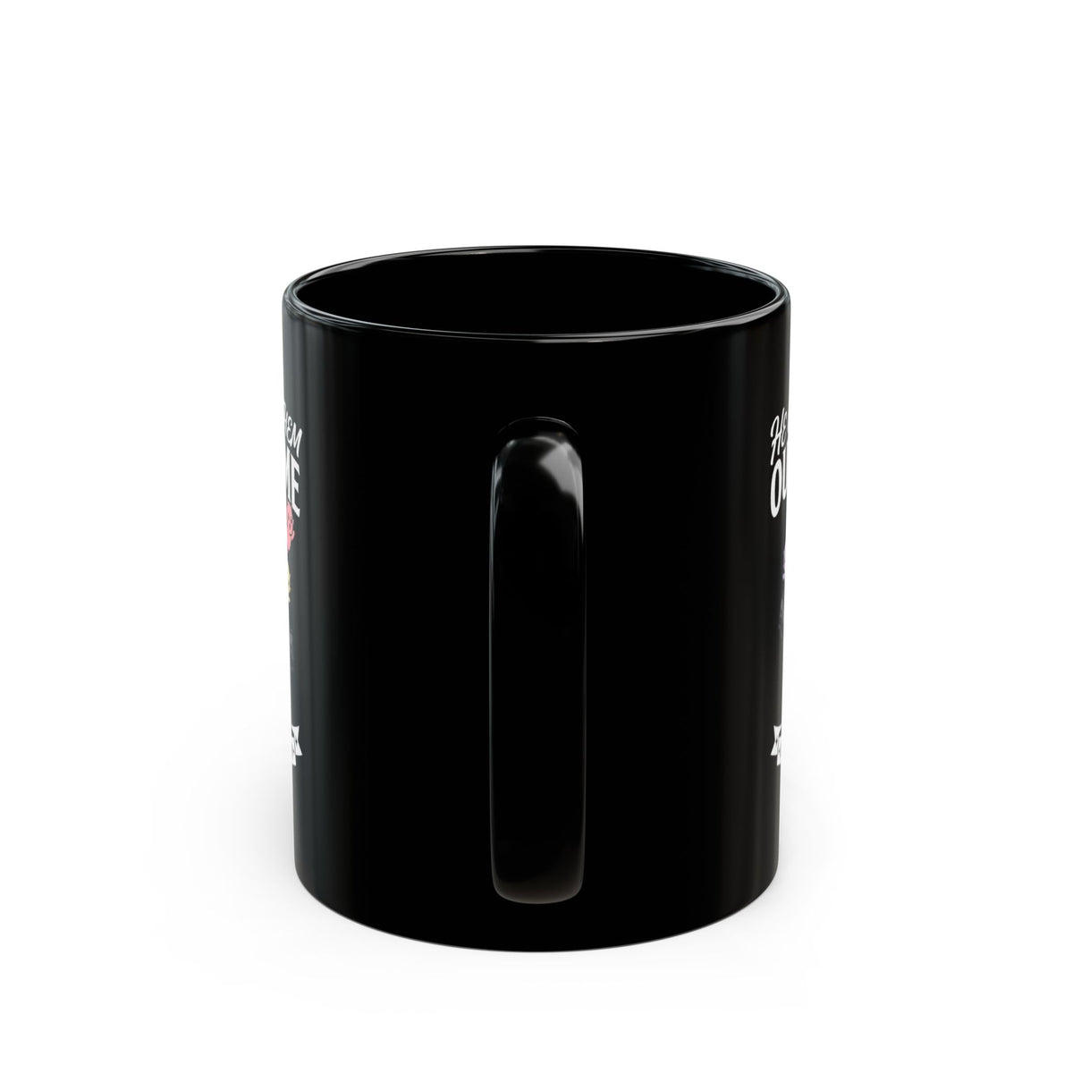 "Good Book Series He Called Them Out Of Me" Black Ceramic Mug