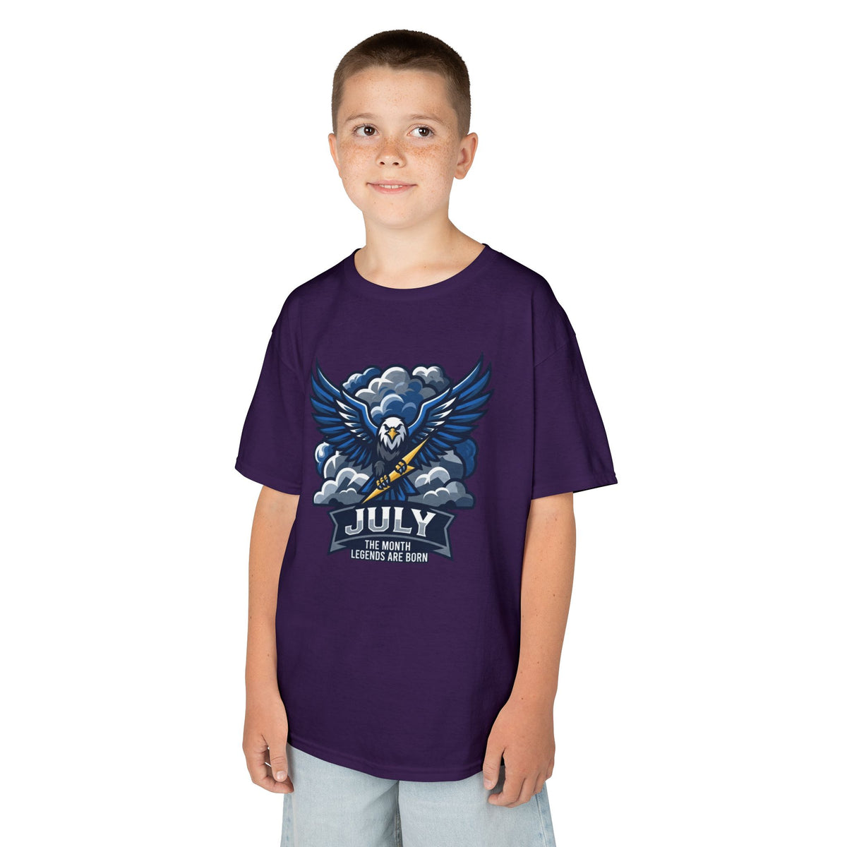 Color: Purple | July Legend Kids Tee