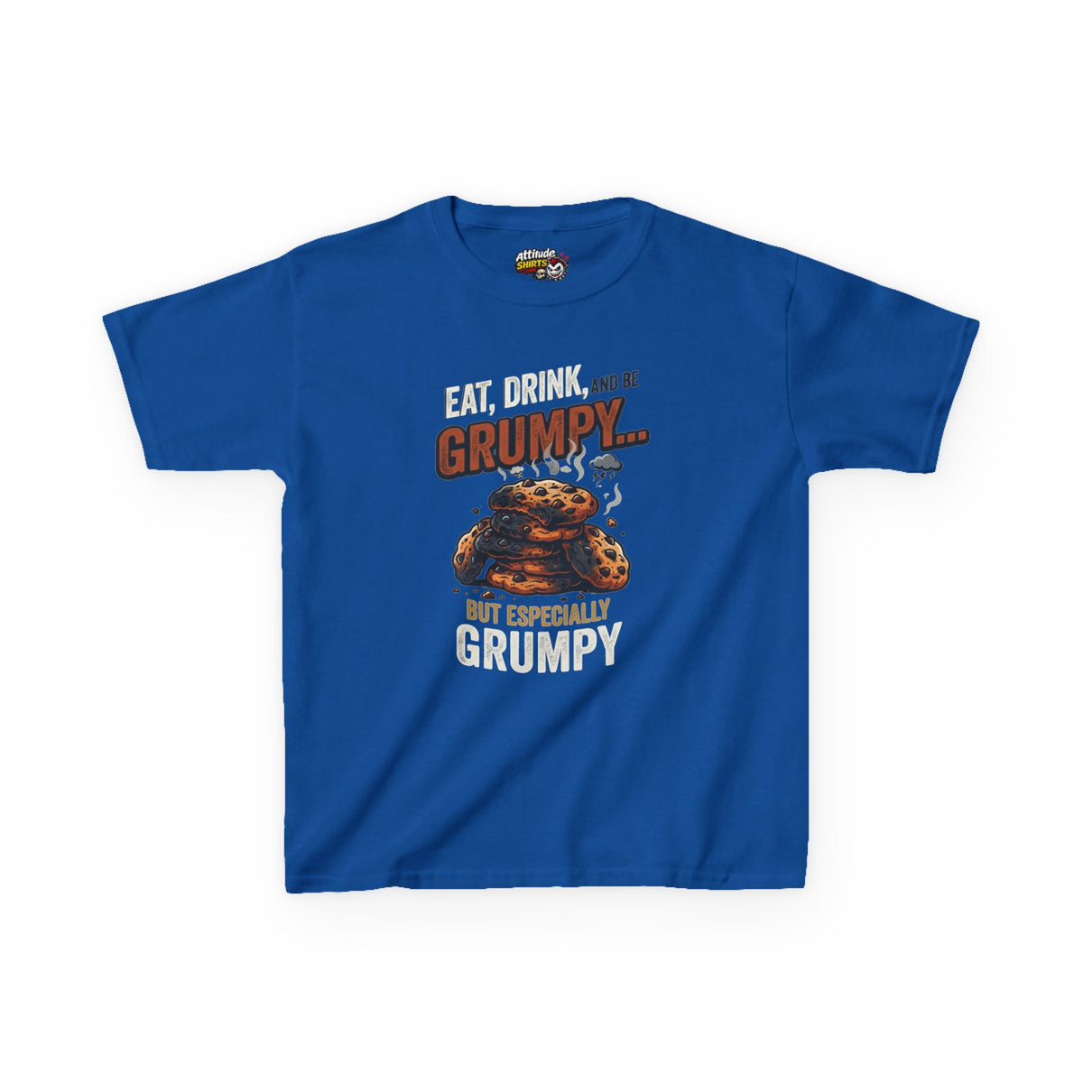 Eat Drink And Be Grumpy Kids Tee