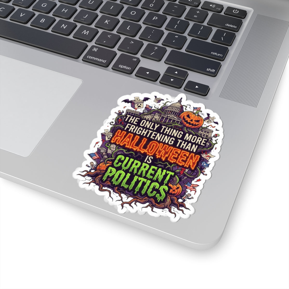 "Current Politics" Sticker — Main